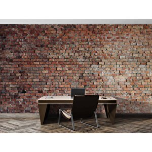 3 Boyutlu Tuğla Desenli Duvar Kağıdı - Dkm652034