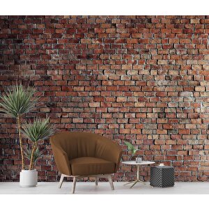 3 Boyutlu Tuğla Desenli Duvar Kağıdı - Dkm652040