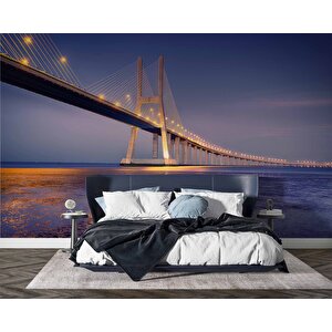 Vasco Da Gama Köprüsü Manzaralı Duvar Kağıdı - Dkb965082 600x280 cm