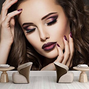 Kuaför Salonu Duvar Kağıdı Baskı - Dkm162089 225x300 cm