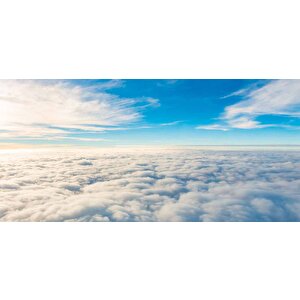 Gökyüzü Ve Bulut Manzaralı Duvar Kağıdı Baskı - Dkm611009