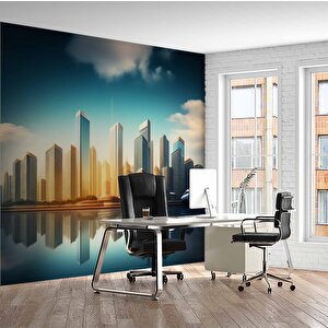 Emlak-ev Temalı Duvar Kağıdı Baskı - Dkm136105 800x300 cm