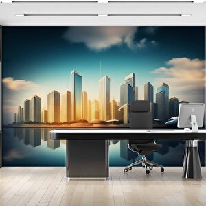 Emlak-ev Temalı Duvar Kağıdı Baskı - Dkm136105 800x300 cm