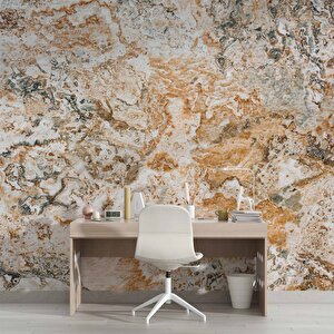 Karışık Mermer Desenli Duvar Kağıdı Baskı - Dkm119085
