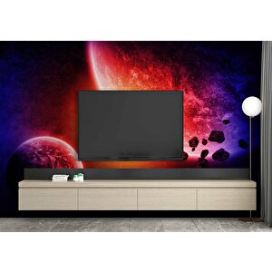 Uzay Gezegen Temalı Duvar Kağıdı - Dkm440070 275x280 cm
