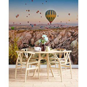 Kapodakya Sıcak Hava Balon Manzaralı Duvar Kağıdı - Dkm585038