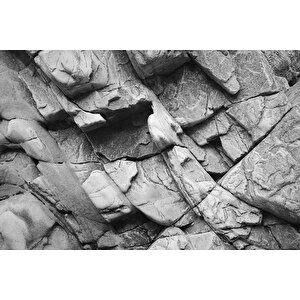 3 Boyutlu Kaya Duvar Temalı Duvar Kağıdı - Dkm632073