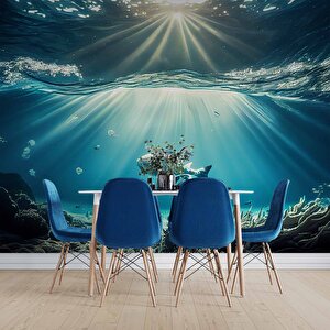 Denizaltı Balık Manzaralı Duvar Kağıdı - Dkm837120