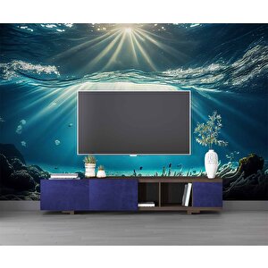 Denizaltı Balık Manzaralı Duvar Kağıdı - Dkm837031 350x240 cm