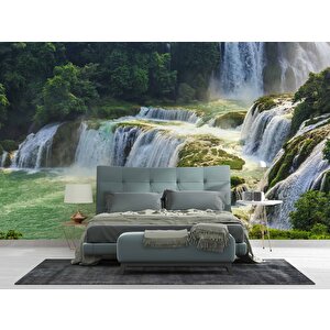 Doğa Ve Şelale Manzaralı Duvar Kağıdı - Dkm584069 250x280 cm