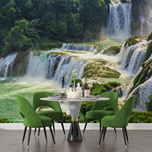 Doğa Ve Şelale Manzaralı Duvar Kağıdı - Dkm584069
