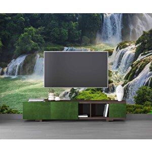 Doğa Ve Şelale Manzaralı Duvar Kağıdı - Dkm584015 475x200 cm