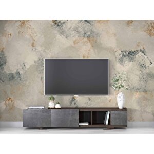 3 Boyutlu Açık Mermer Temalı Duvar Kağıdı - Dkm605013 425x200 cm