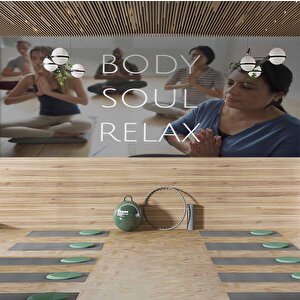 Yoga Salonu Duvar Kağıdı Baskı - Dkm212075