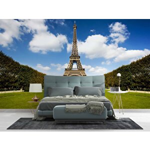 Paris Eyfel Kulesi Duvar Kağıdı - Dkm442042 800x240 cm