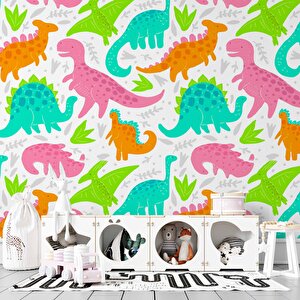 Dinazor Desenli Oyun Odası Duvar Kağıdı Baskı - Dkm200118 425x315 cm