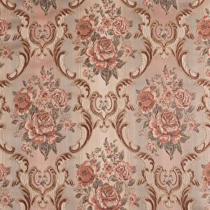 Nostaljik Kadife Çiçek Motifli Duvar Kağıdı Baskı - Dkm101103