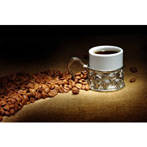 Fincanda Kahve Cafe Duvar Kağıdı Baskı - Dkb280118