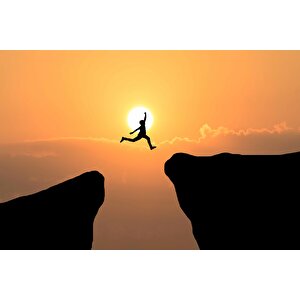 Dağ Ve Günbatımı Manzaralı Duvar Kağıdı - Dkm856070