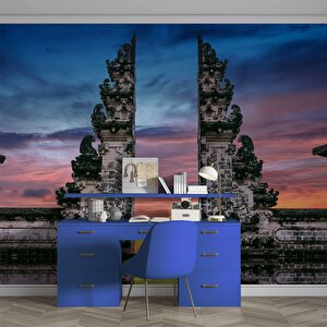 Gün Batımı Endonezya Bali Manzaralı Duvar Kağıdı - Dkm919059