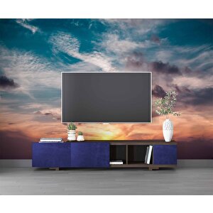 Gün Batımı Gökyüzü Manzaralı Duvar Kağıdı - Dkm673065 100x280 cm