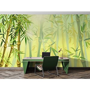Bambu Ağaç Orman Temalı Duvar Kağıdı - Dkm691072