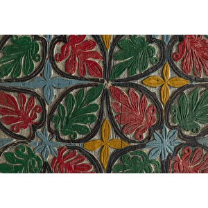 Renkli Ağaç Boyama Desenli Duvar Kağıdı - Dkm798018