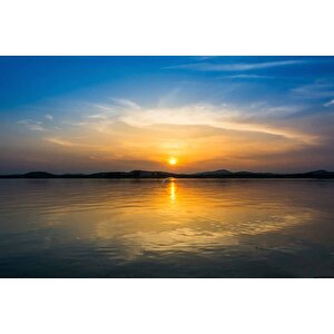 Denizde Gündoğumu Manzaralı Duvar Kağıdı Baskı - Dkm232025