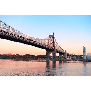 Queensboro Köprüsü Manzaralı Duvar Kağıdı - Dkb966027