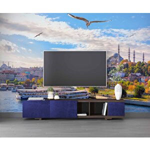 İstanbul Eminönü Süleymaniye Camii Manzaralı Duvar Kağıdı - Dkb939084 800x280 cm