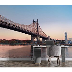 Queensboro Köprüsü Manzaralı Duvar Kağıdı - Dkb966015