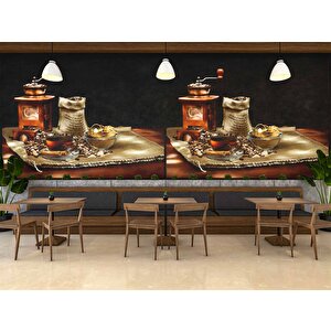 Cafe Duvar Kağıdı Baskı - Dkm293020 700x200 cm