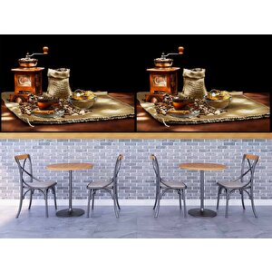 Cafe Duvar Kağıdı Baskı - Dkm293084