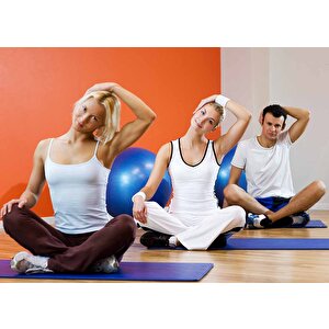 Yoga-fitness Salonu Duvar Kağıdı - Dkm353035 450x240 cm