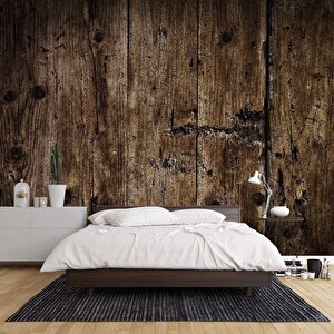 Eskitilmiş Ağaç Temalı Duvar Kağıdı Baskı - Dkm620017 525x200 cm