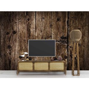 Eskitilmiş Ağaç Temalı Duvar Kağıdı Baskı - Dkm620057 475x260 cm