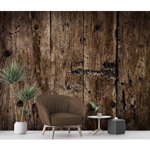Eskitilmiş Ağaç Temalı Duvar Kağıdı Baskı - Dkm620060