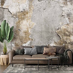 Eskitme Duvar Görünümlü Temalı Duvar Kağıdı - Dkm630089 225x300 cm