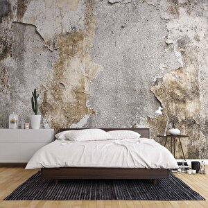 Eskitme Duvar Görünümlü Temalı Duvar Kağıdı - Dkm630089 225x300 cm