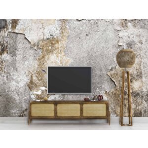 Eskitme Duvar Görünümlü Temalı Duvar Kağıdı - Dkm630125 700x315 cm