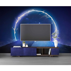 Neol Halka Temalı Duvar Kağıdı Baskı - Dkm558071 300x280 cm