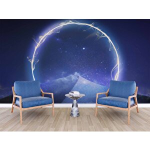 Neol Halka Temalı Duvar Kağıdı Baskı - Dkm558039