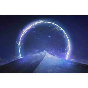 Neol Halka Temalı Duvar Kağıdı Baskı - Dkm558073