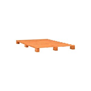 Ahşap Platform Karyola Cevi̇z Renk 120x200 Cm