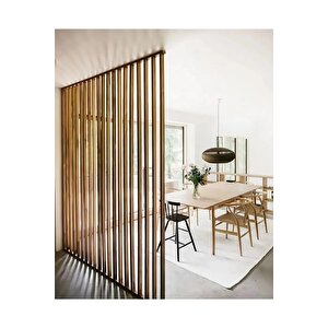 150cm X 220cm Ahşap Çıtalı Paravan Oda Ayırıcı Seperatör Duvar Dekor 150cm X 220cm
