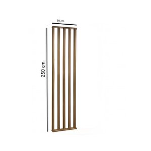 50cm X 250cm Ahşap Çıtalı Paravan Oda Ayırıcı Seperatör Duvar Dekor 50cm X 250 Cm