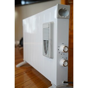 Hc-2954-x İp24  2500 Watt Fanlı Alarmlı Beyaz Konvektör Isıtıcı