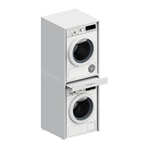 Voca Smartbox Çamaşır Ve Kurutma Makinesi Dolabı -Çekmeceli