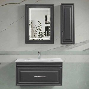 Lineart Mood Banyo Dolabı 65 Cm Füme