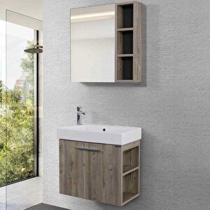 Lineart Trend Banyo Dolabı 55 Cm Gri Çam